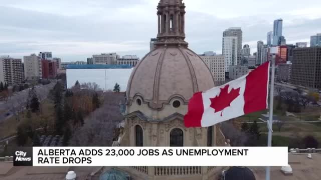 Alberta adds 23,000 jobs as unemployment rate drops