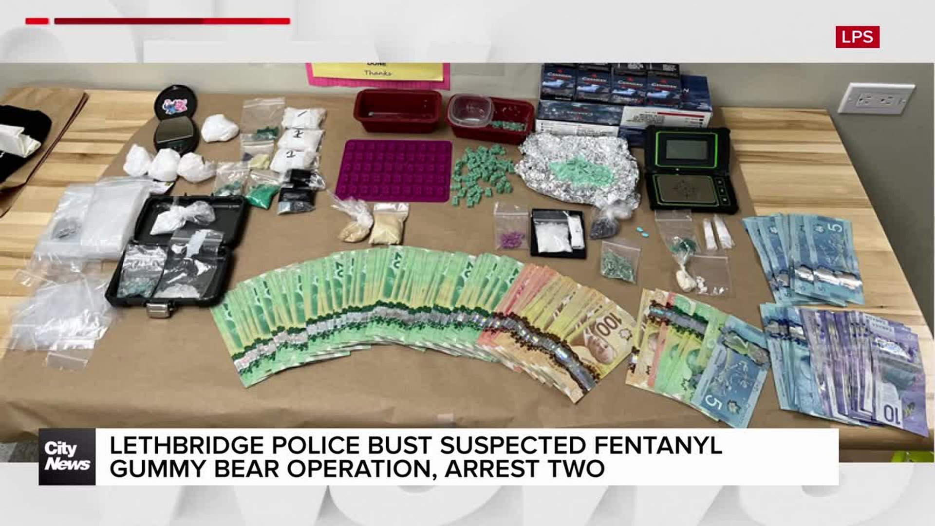 Lethbridge police bust suspected fentanyl gummy bear operation, arrest two