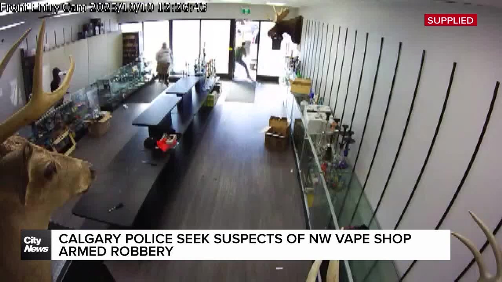 Calgary police seek suspects of NW Vape Shop armed robbery