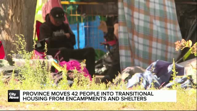 Province moves 42 people into housing from encampments