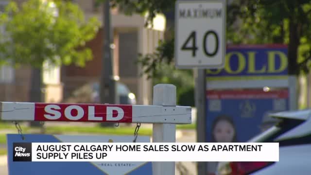 August Calgary home sales slow as apartment supply piles up