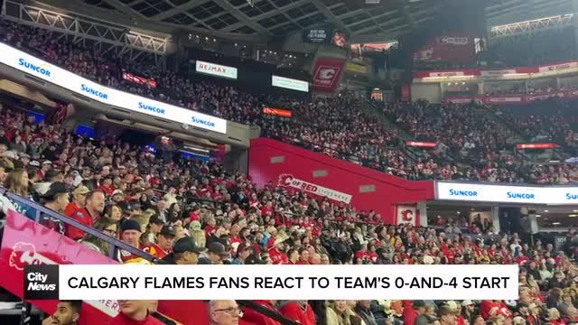 Calgary Flames fans react to team’s 0-and-4 start