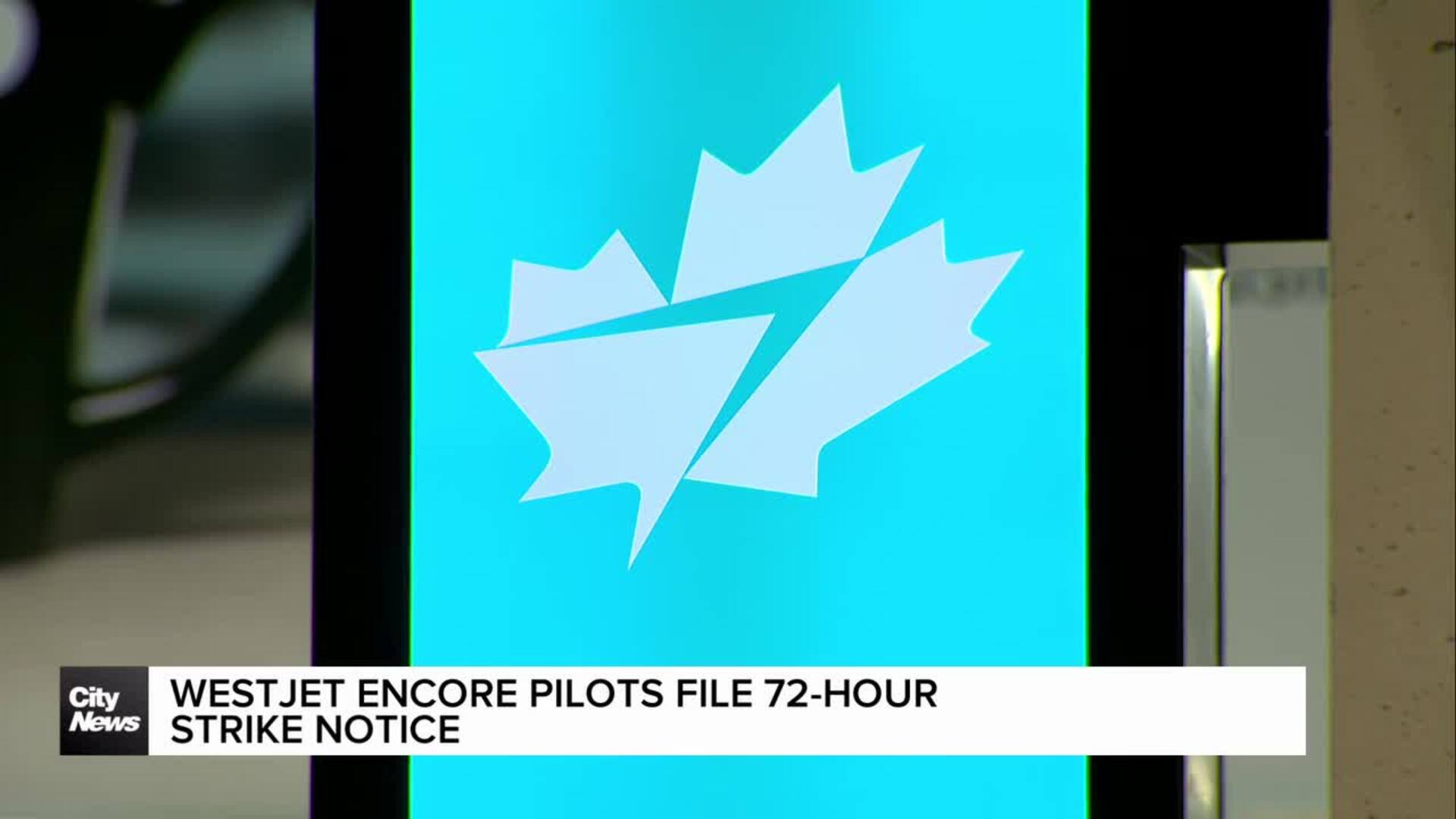 WestJet Encore pilots file 72-hour strike notice