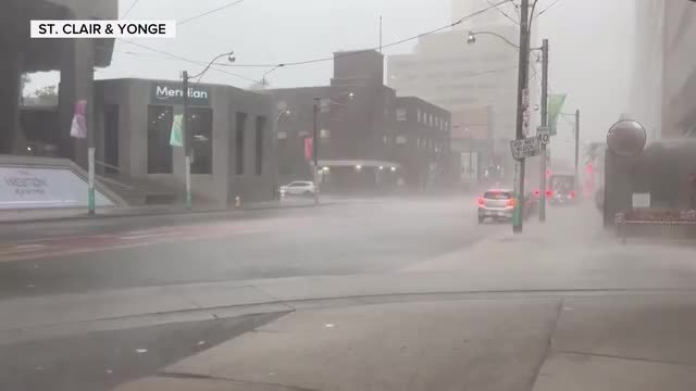Severe thunderstorm hits the GTA
