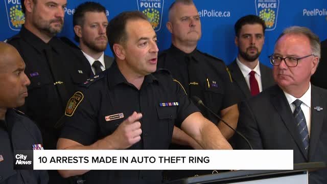 10 arrests, over 100 charges made in investigation linked to car jackings and thefts in the GTA