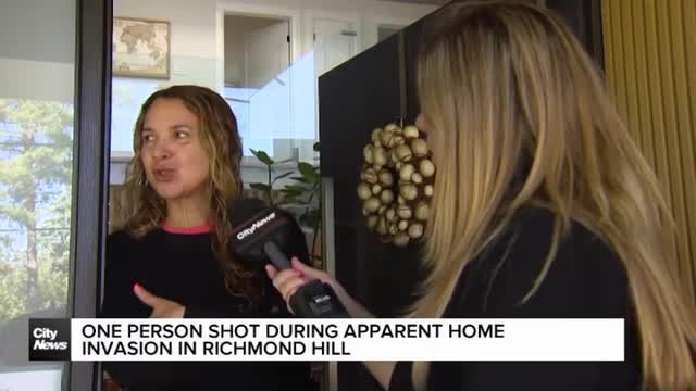 1 person shot in apparent home invasion in Richmond Hill