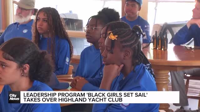Leadership sail training program 'Black Girls Set Sail' takes over Highland Yacht Club