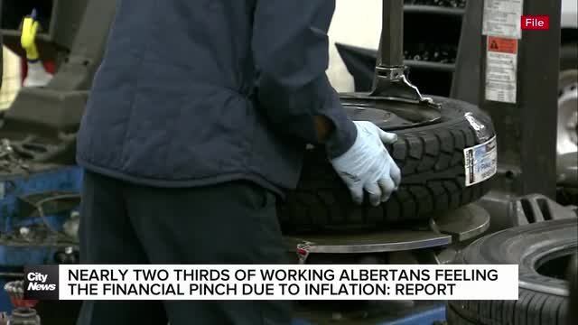 Nearly two thirds of working Albertans feeling the financial pinch due to inflation: report