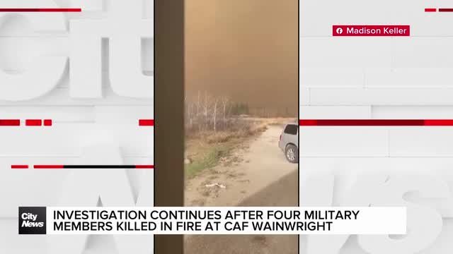 Canada mourns four soldiers killed in CAF Base Wainwright training fire