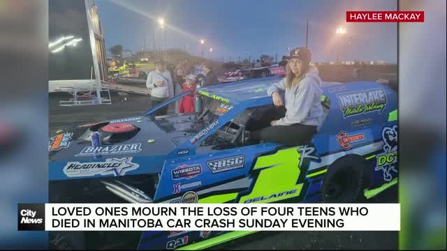 Community mourns the loss of 4 Manitoba teens following a fatal vehicle collision Sunday evening