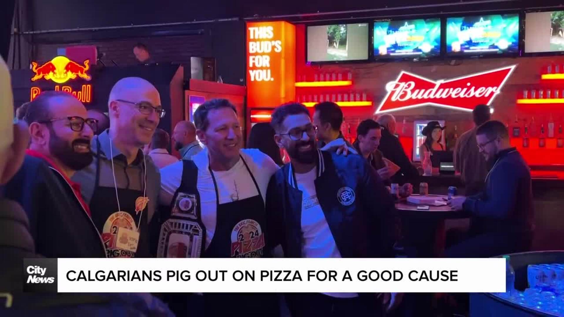 Calgarians pig out on pizza for a good cause