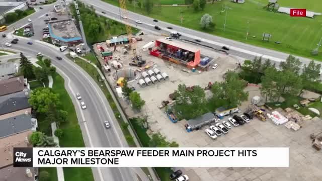 Calgary’s Bearspaw feeder main project hits major milestone
