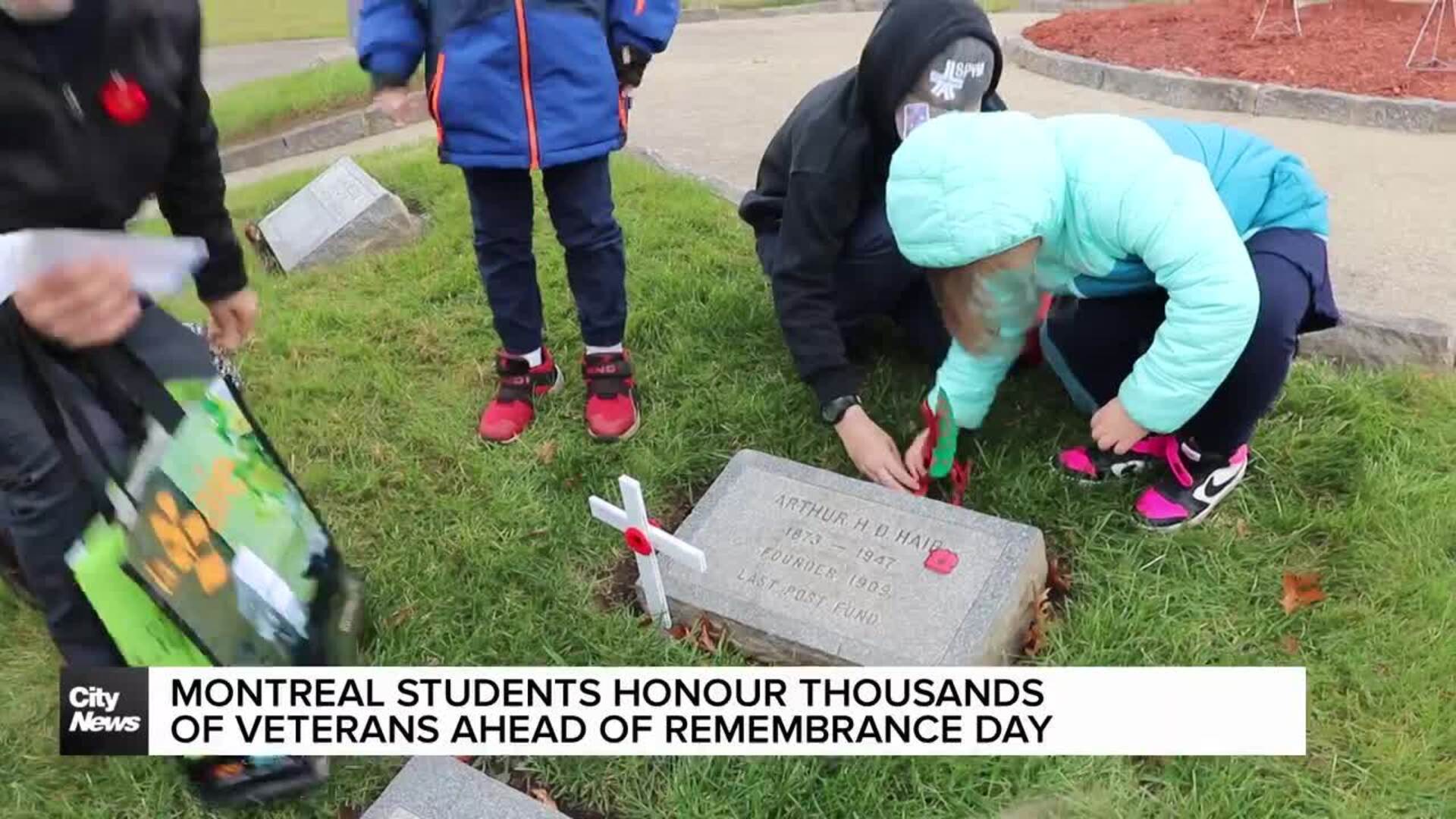 Montreal students honour thousands of veterans ahead of Remembrance Day