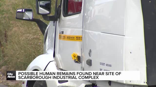 Possible human remains found near site of Scarborough industrial complex