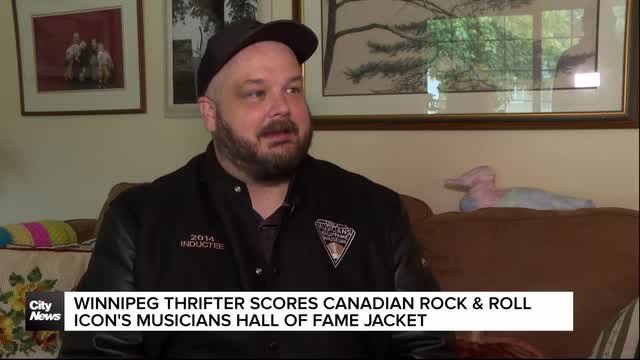 Winnipegger thrifts Canadian rock icon’s Hall of Fame jacket