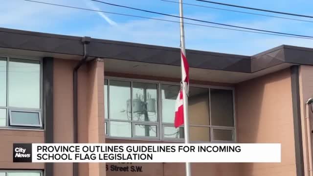 Alberta introduces new mandate on flags at schools