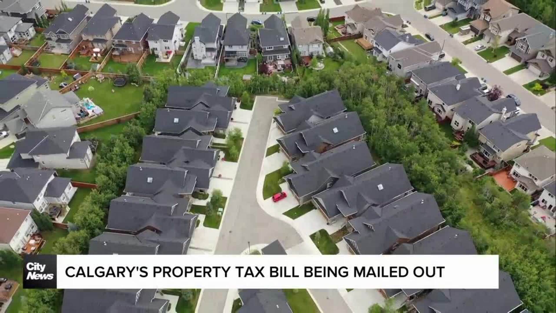 Calgary's property tax bill being mailed out