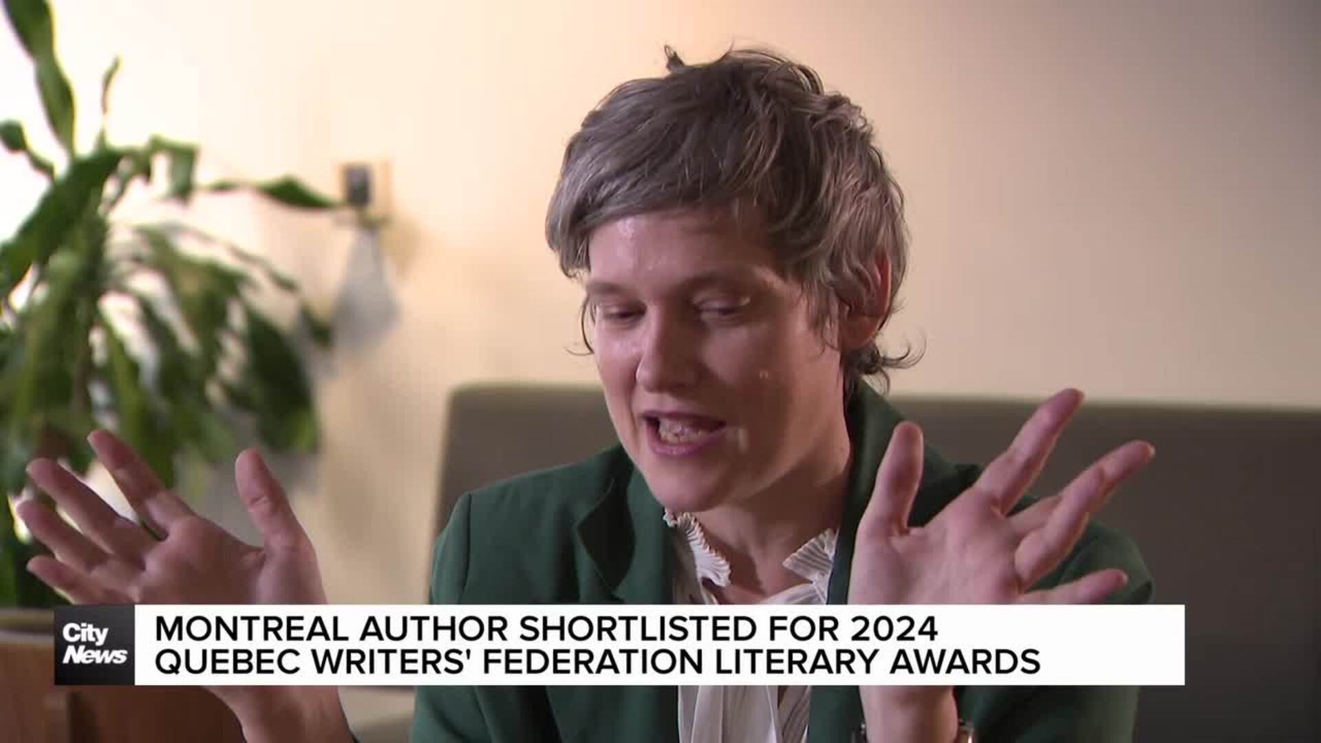 Montreal author shortlisted for 2024 QWF Literary Awards