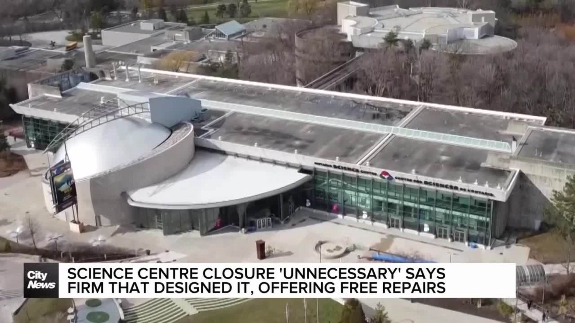 Science centre closure “unnecessary” says firm that designed it, offering free repairs