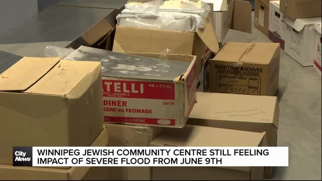 Winnipeg Jewish community centre still recovering from severe June flood that damaged archives