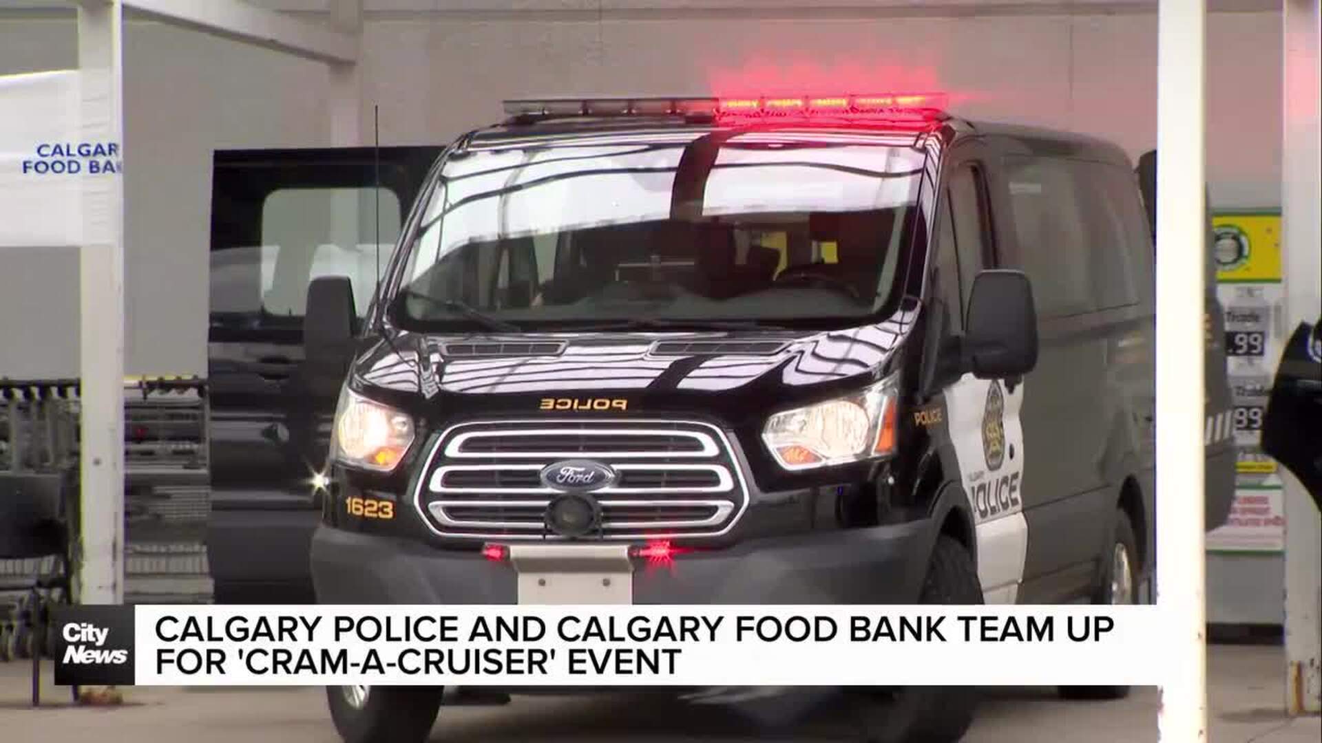 Calgary police and Calgary Food Bank team up to fight hunger