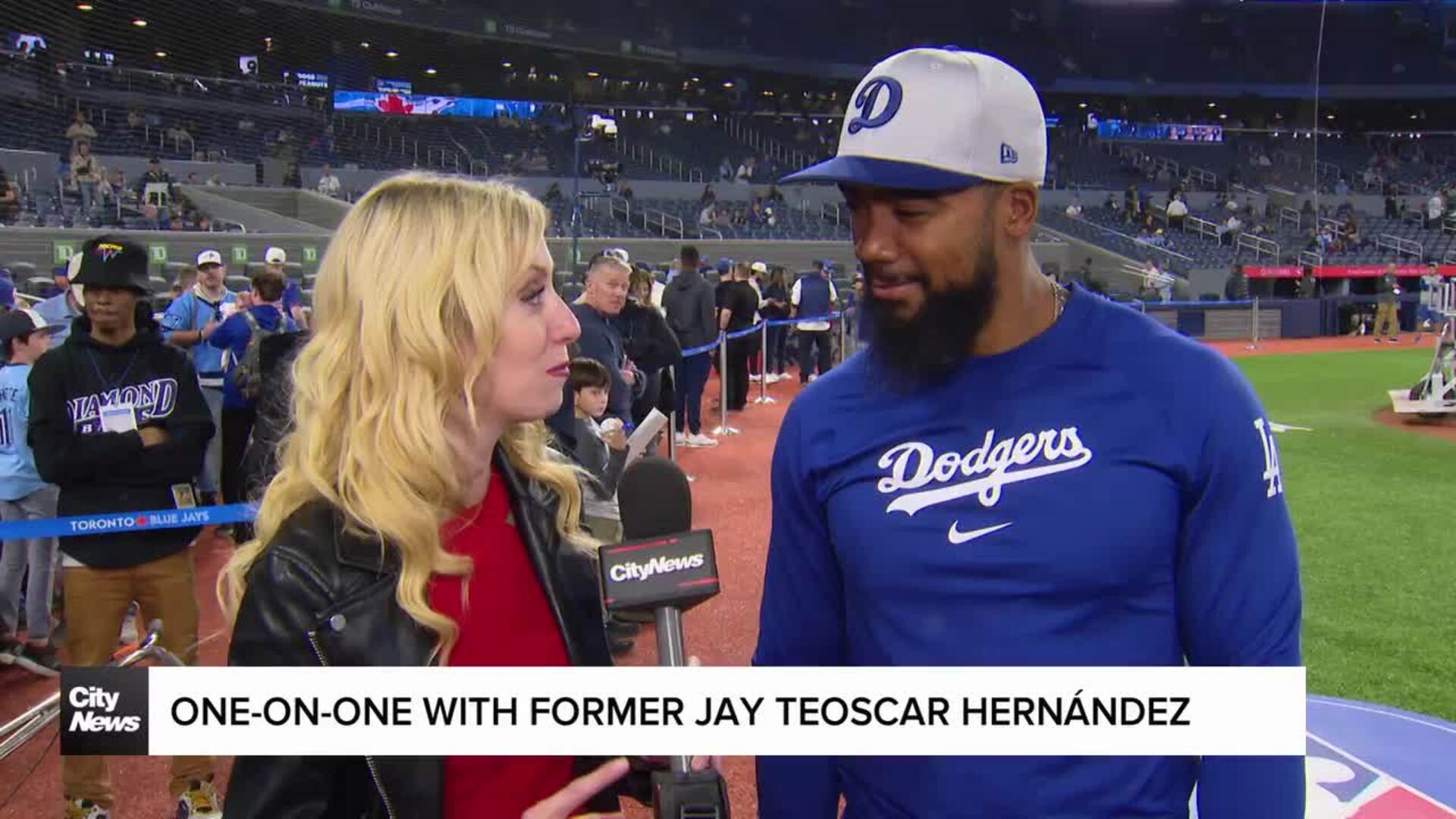 Former Jay Teoscar Hernández discusses viral Ohtani moment