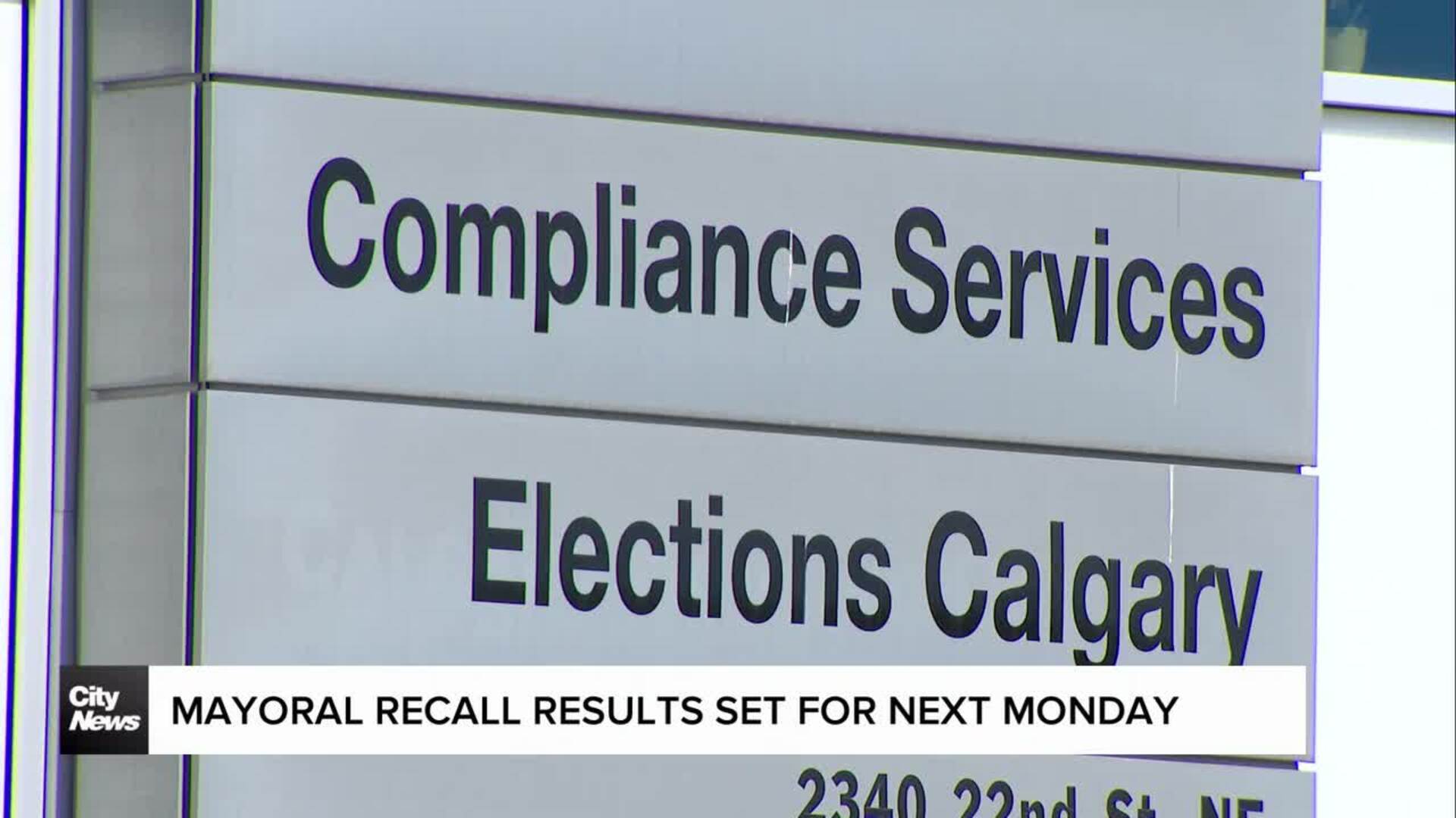 Calgary mayoral recall results set for next week
