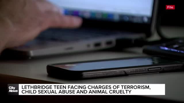 Lethbridge teen facing charges of terrorism, child sexual abuse and animal cruelty