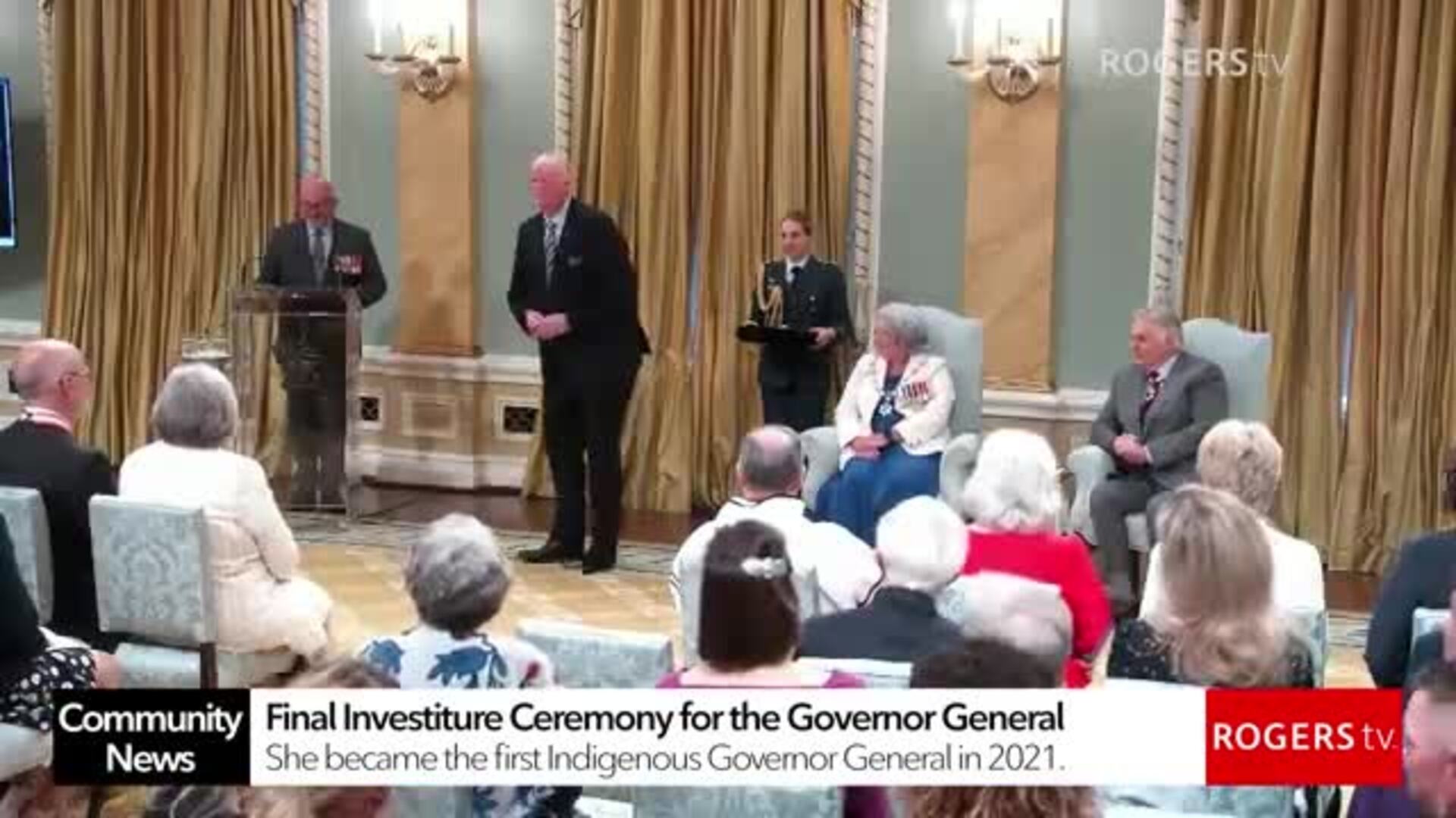 Mary Simon's last investiture as governor general