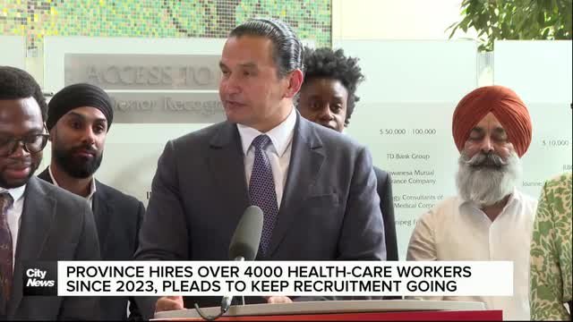 Province updates on health-care staffing