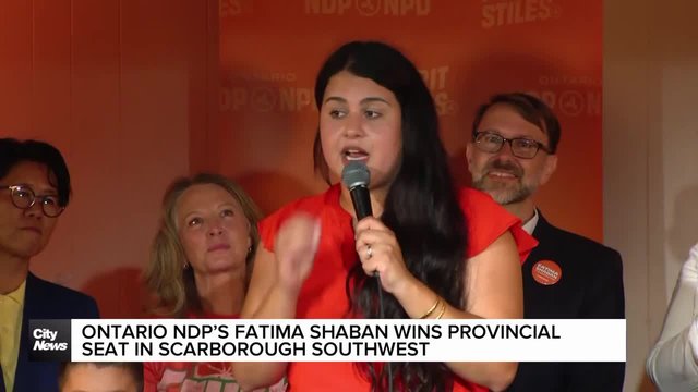 Ontario NDP's Fatima Shaban wins provincial seat in Scarborough Southwest