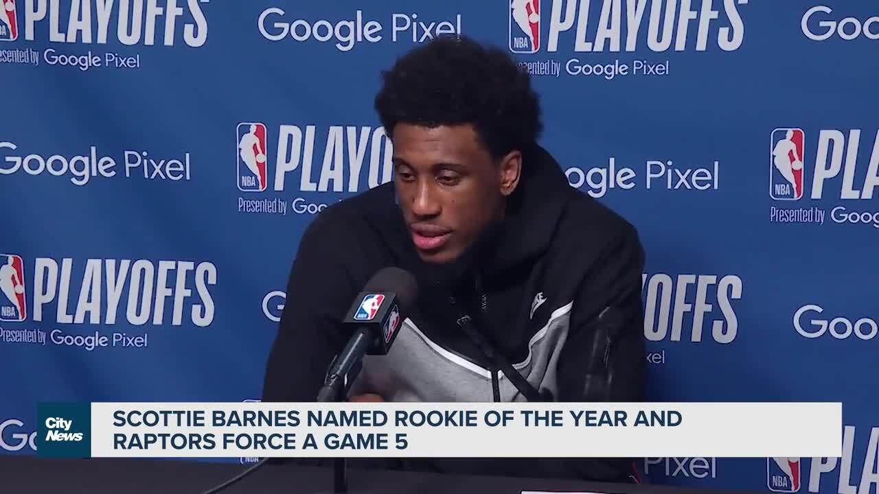 Scottie Barnes named finalist for NBA 2021-22 Rookie of the Year