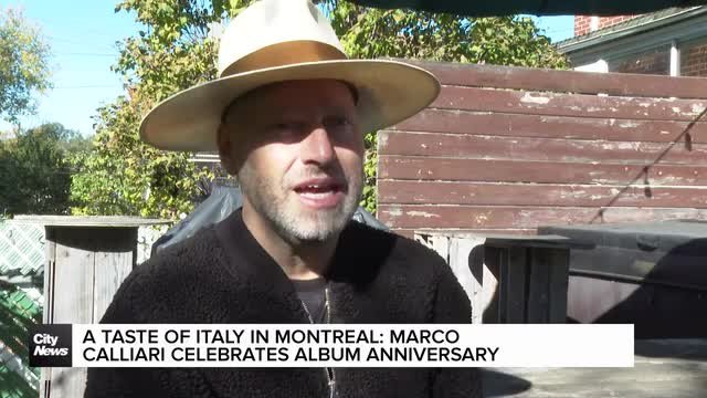 Montreal singer Marco Calliari celebrates 20 years of 'Mia Dolce Vita'