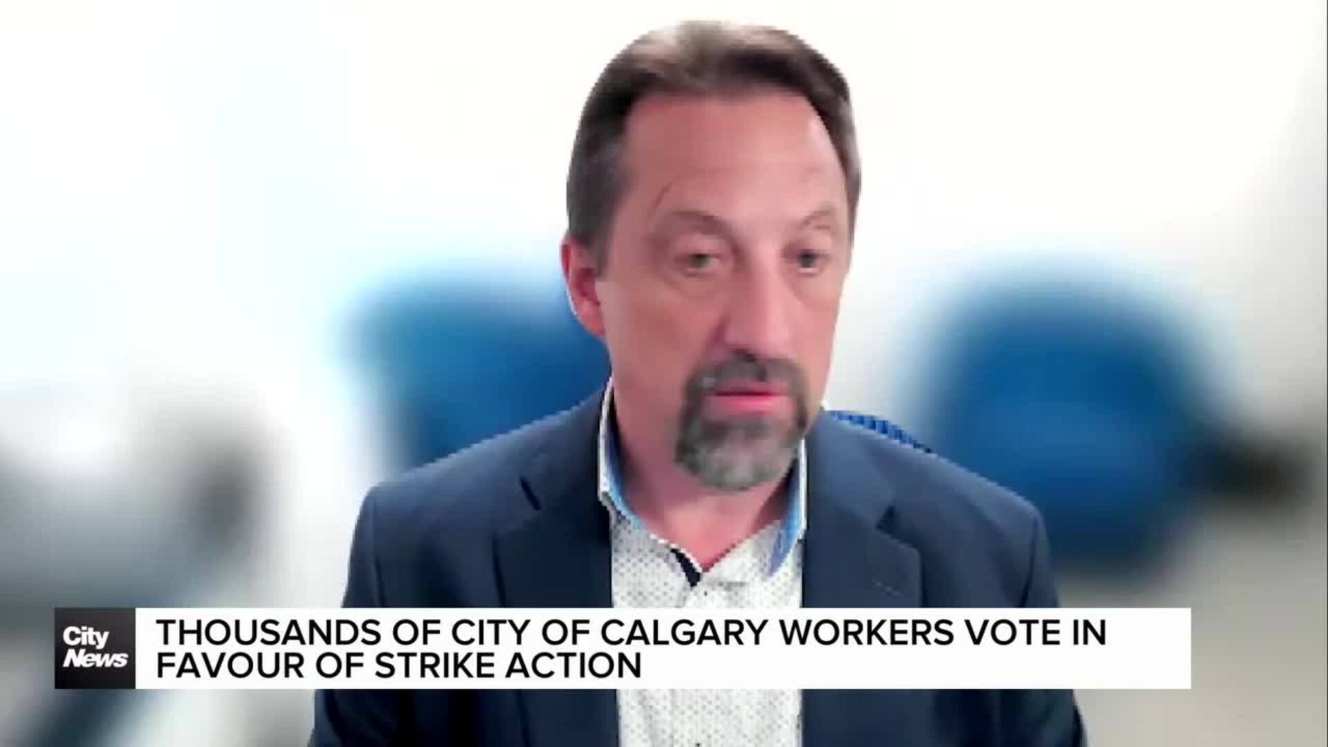 Thousands of city of Calgary workers vote in favour of strike action