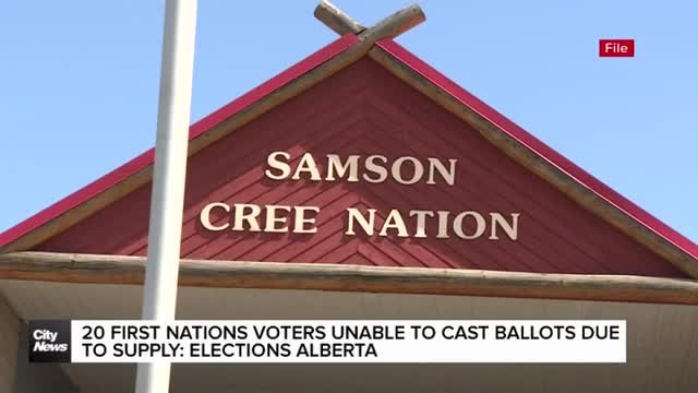 20 First Nations members unable to cast ballots due to supply: Elections Alberta