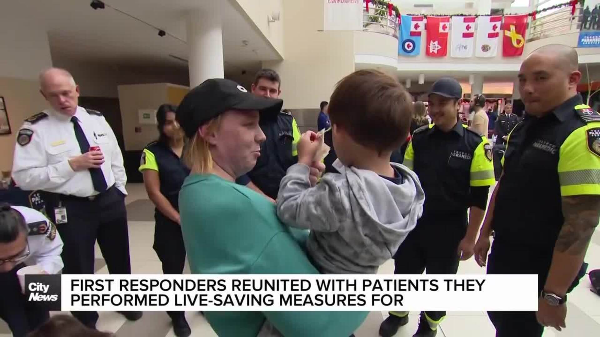 First responders reunited with patients they performed live-saving measures for