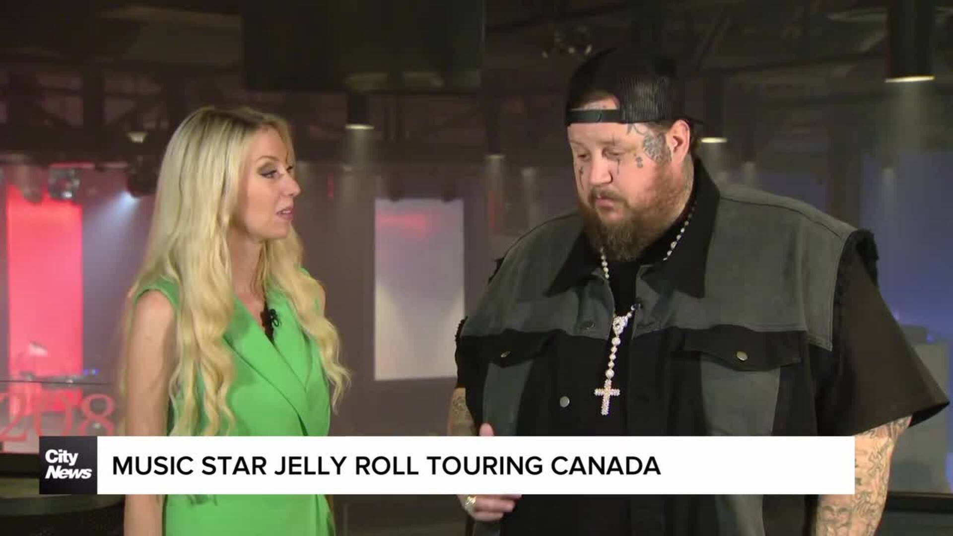 Jelly Roll discusses performing first concerts outside USA