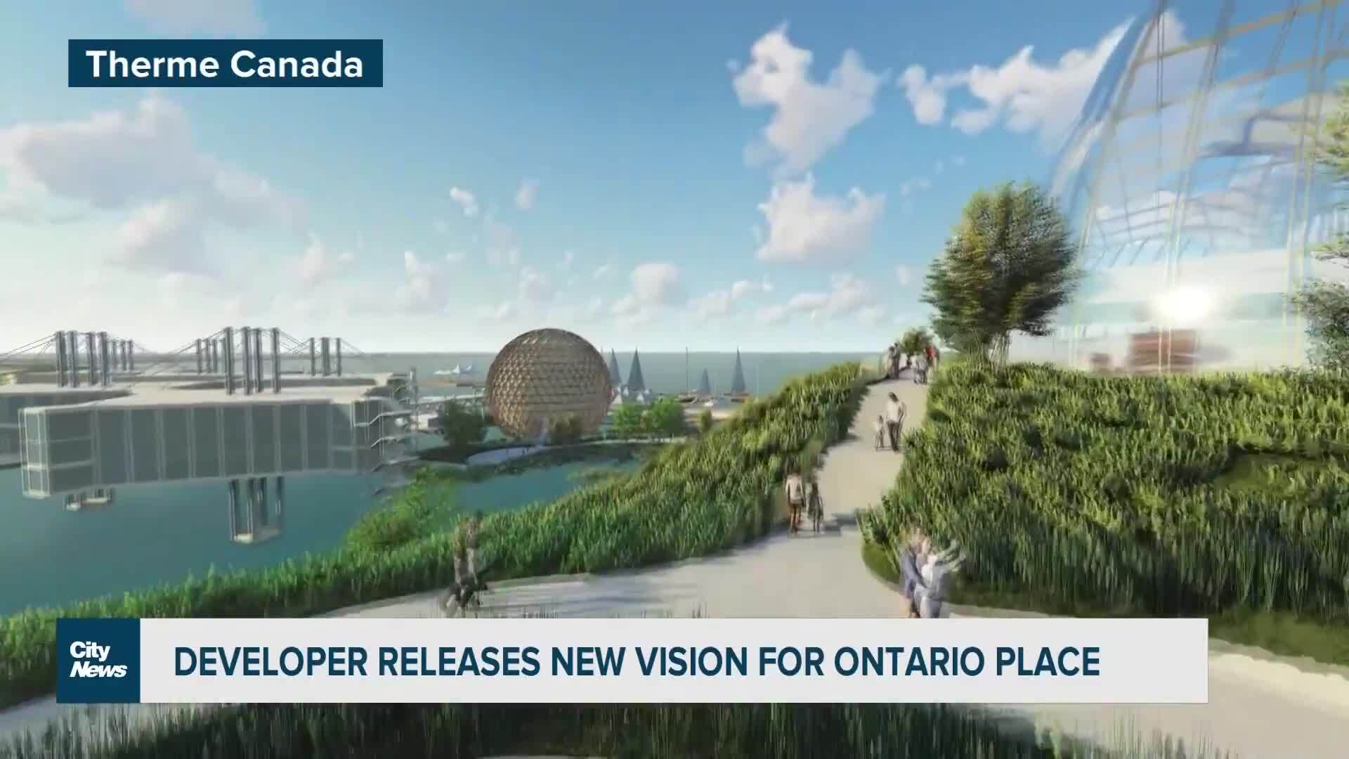 Developer releases new vision for Ontario Place