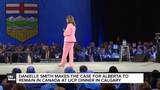 Smith argues against separation at UCP dinner