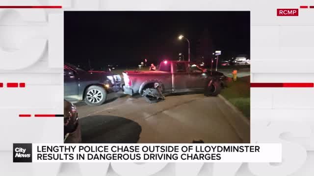 Lengthy police chase outside of Lloydminster results in dangerous driving charges