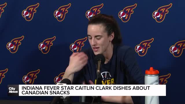 Indiana Fever star Caitlin Clark dishes about Canadian snacks