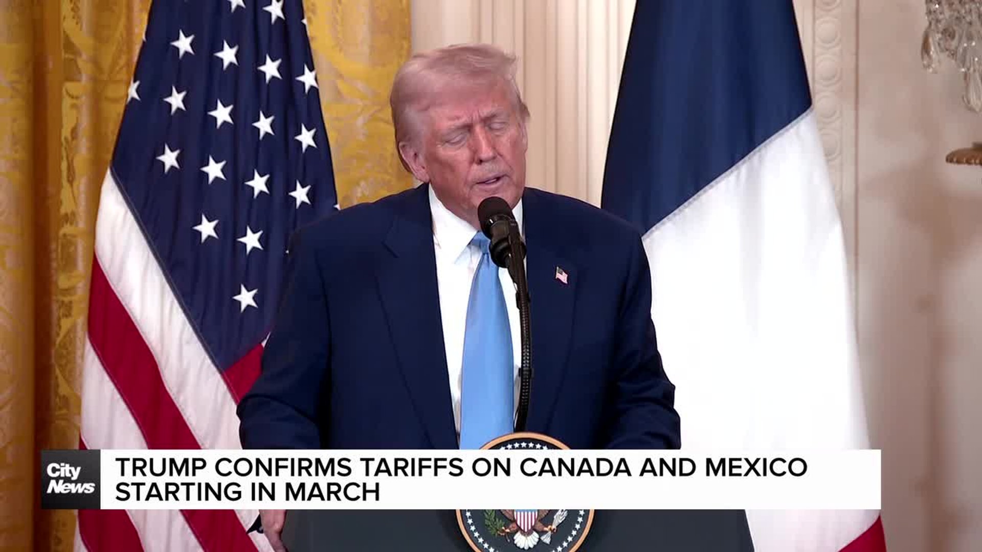 Trump confirms tariffs on Canada and Mexico starting in March