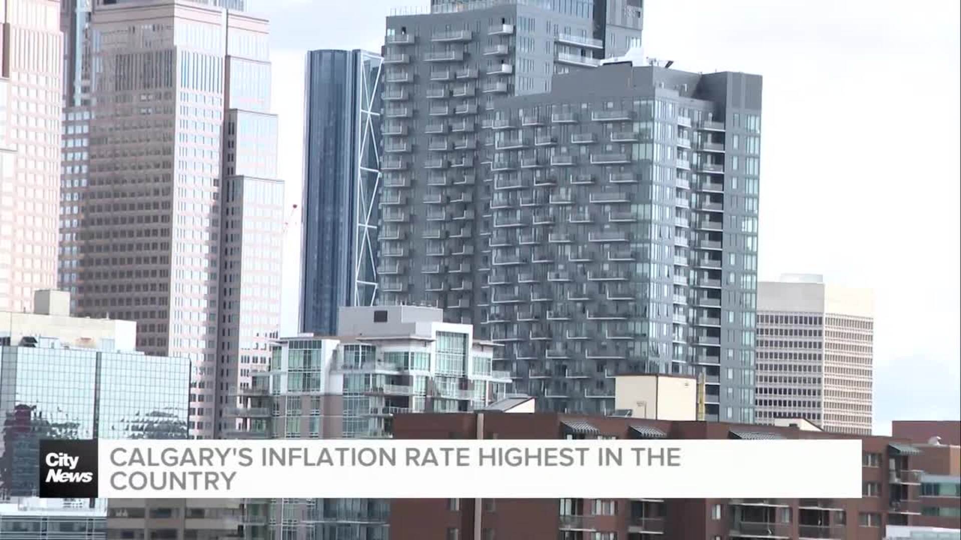 Calgary’s inflation rate highest in the country