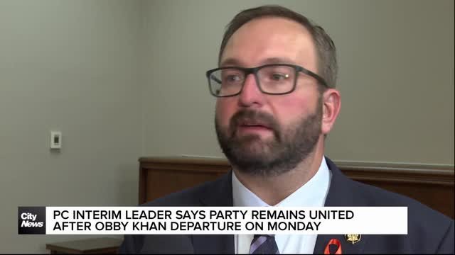 Manitoba PC Interim Leader says Party is united after Obby Khan steps down