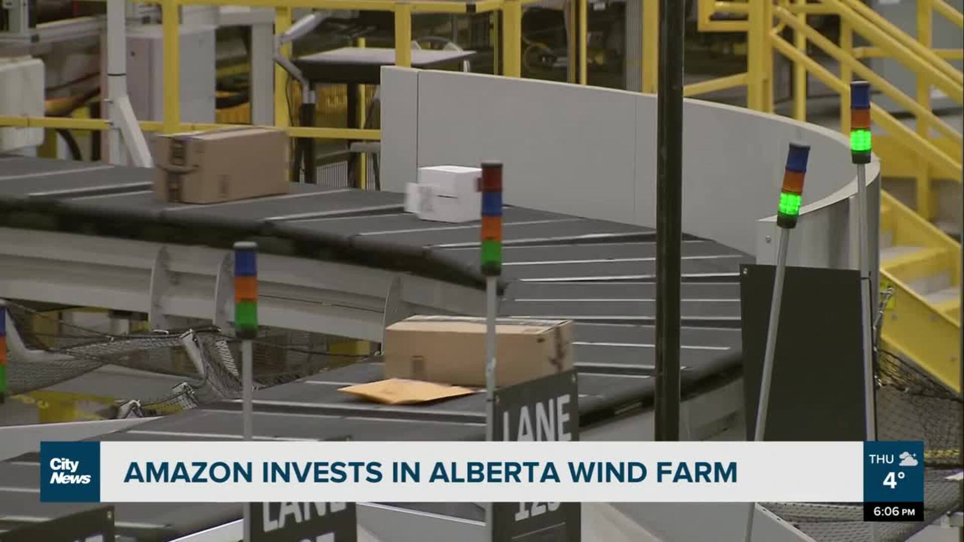 Amazon Invests $478M In Alberta-based Wind Farm