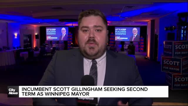 Incumbent Scott Gillingham hoping message of positivity resonates with Winnipeg voters on election night