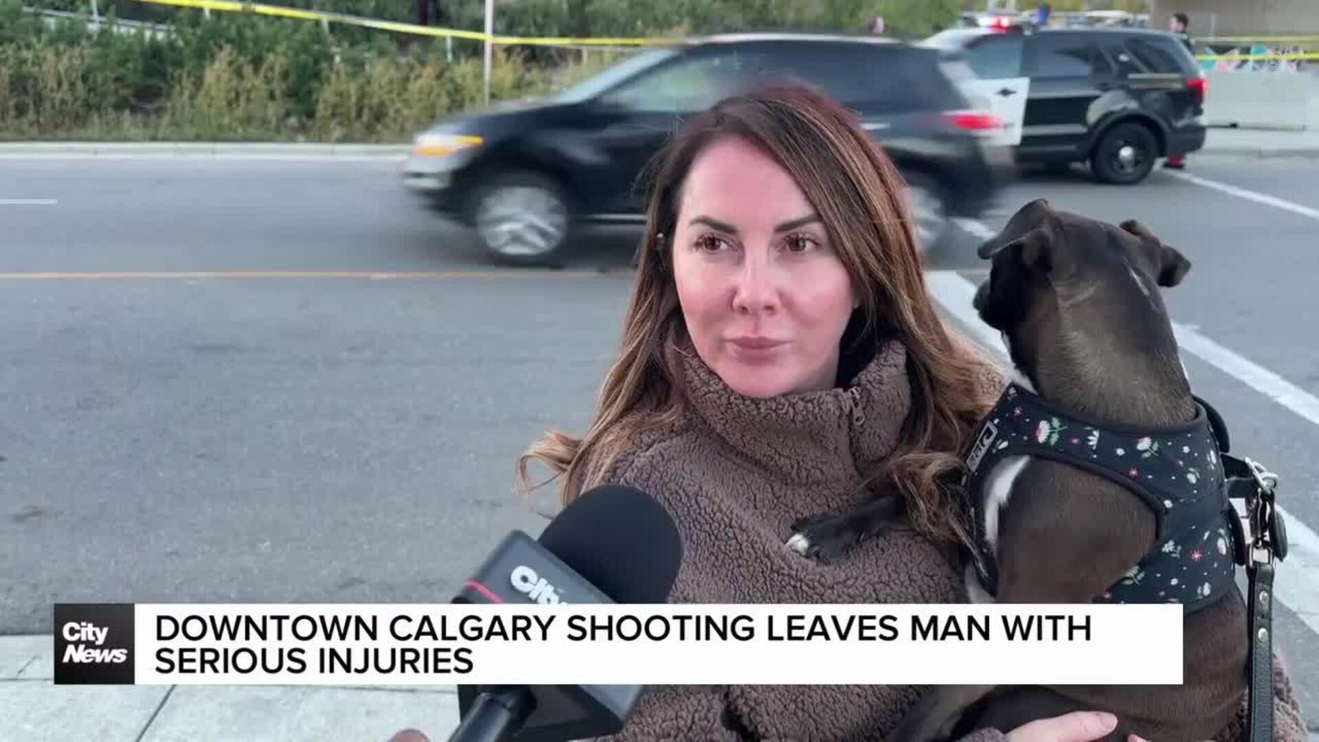 Downtown Calgary shooting leaves man with serious injuries