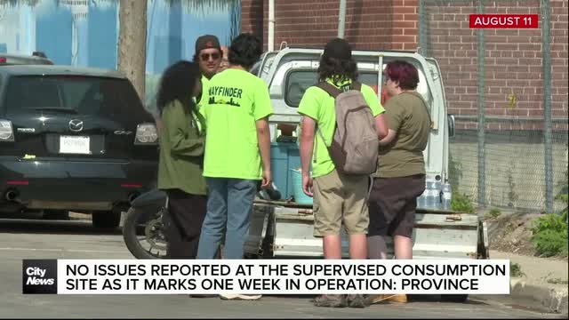 No issues reported at Winnipeg supervised consumption site 1 week after opening: province