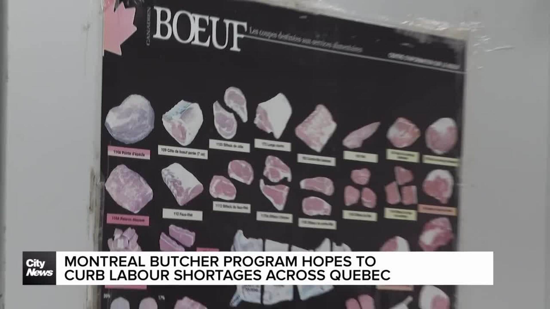 Montreal-based butcher course looks to help reduce labour shortage