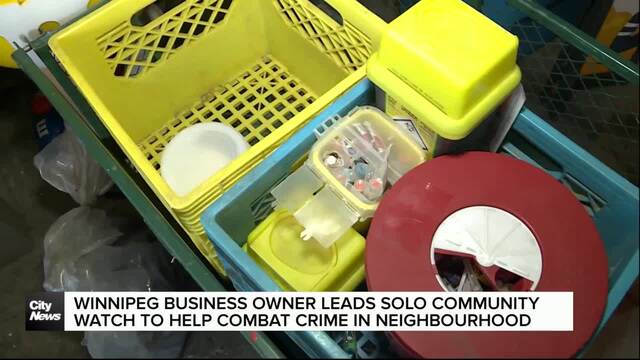Winnipeg business owner leads his own community patrol to help combat crime in his neighbourhood